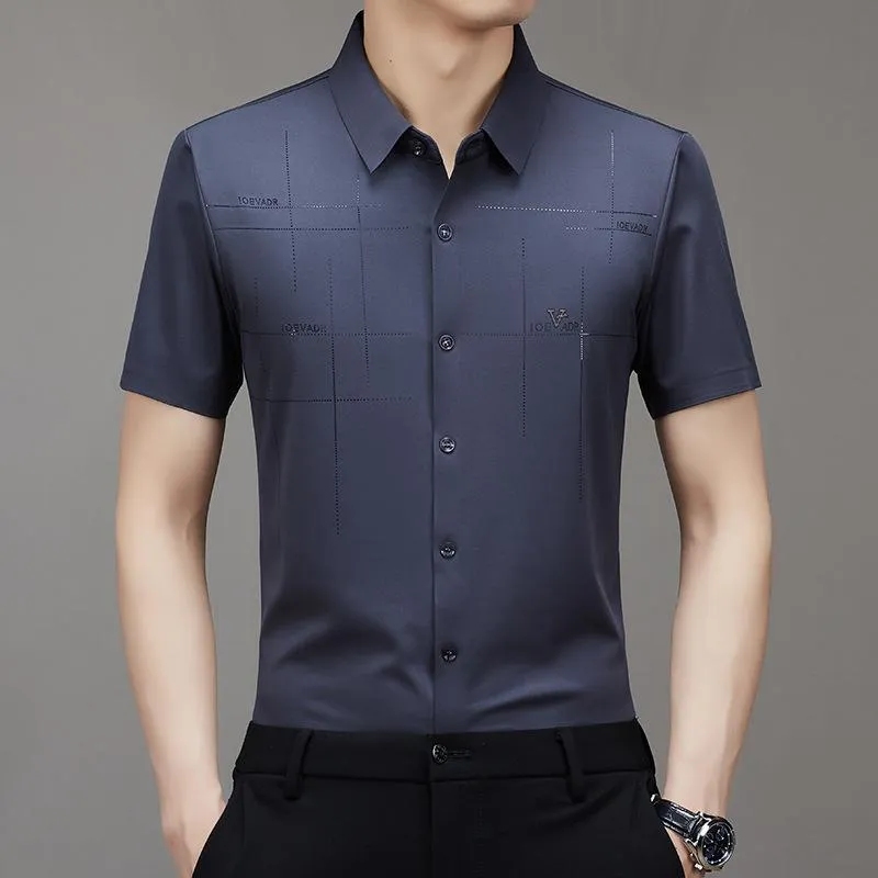 3 for the price of 1Men's Ice Silk Business Shirt2 pcs Free Shipping