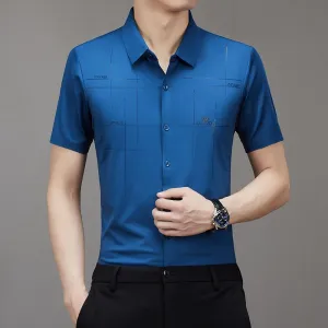 3 for the price of 1Men's Ice Silk Business Shirt2 pcs Free Shipping