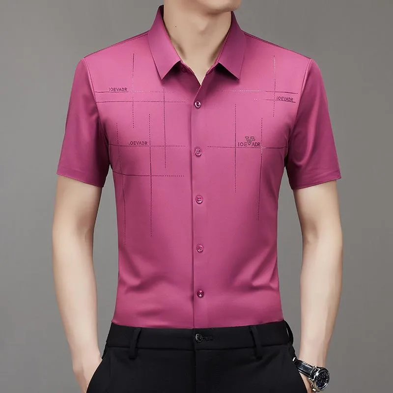 3 for the price of 1Men's Ice Silk Business Shirt2 pcs Free Shipping