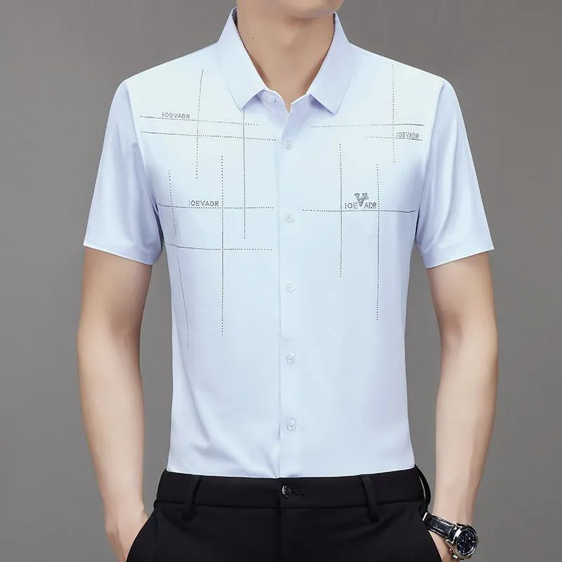 3 for the price of 1Men's Ice Silk Business Shirt2 pcs Free Shipping