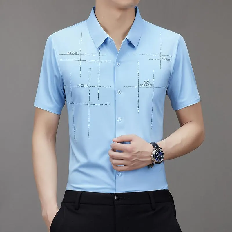 3 for the price of 1Men's Ice Silk Business Shirt2 pcs Free Shipping