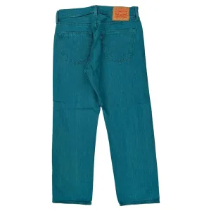 501 Levis Jeans - 30W UK 10 Teal Cotton