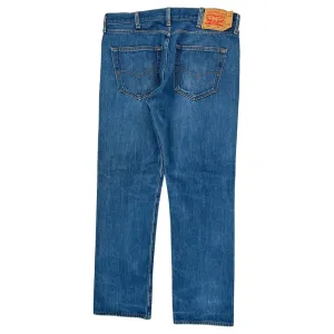 501 Levis Jeans - 35W 33L Blue Cotton