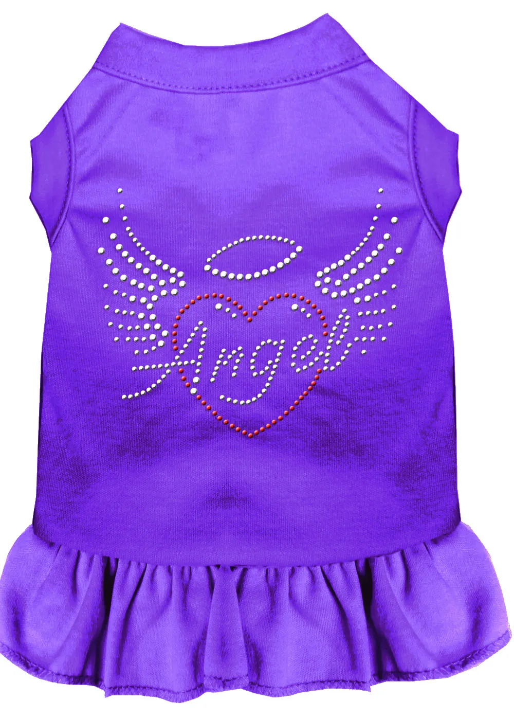 Angel Heart Rhinestone Dress Purple 4x