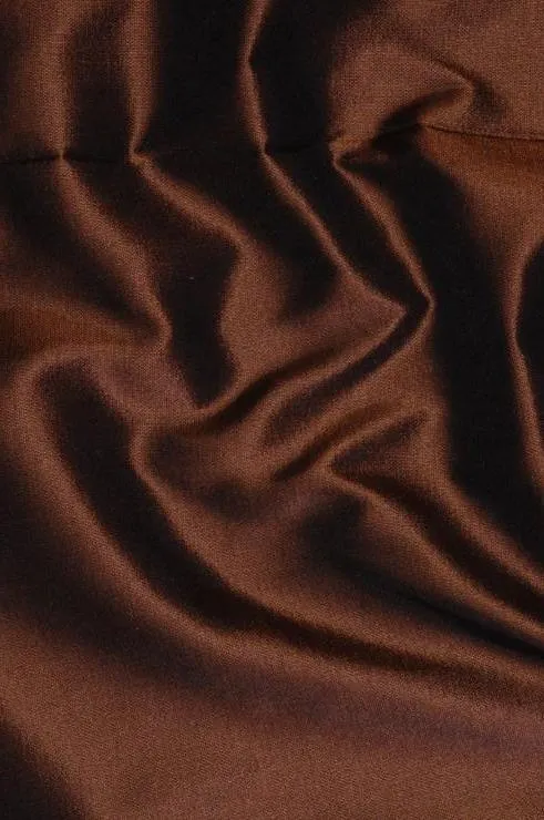 Antique Bronze Taffeta Silk Fabric