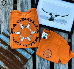 Around The Longhorn Graphic- Orange