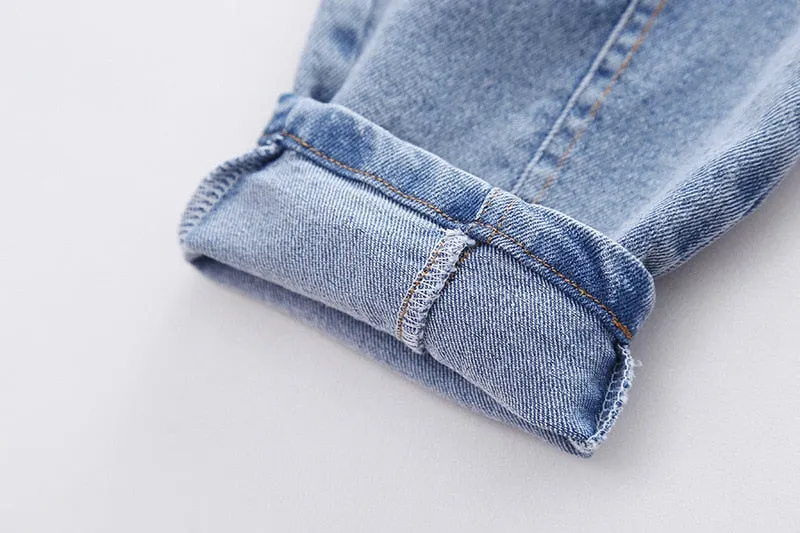 Baby & Toddler Boys Jeans Clothes baby Elastic Band Stretch Denim Jeans - BBJ0208
