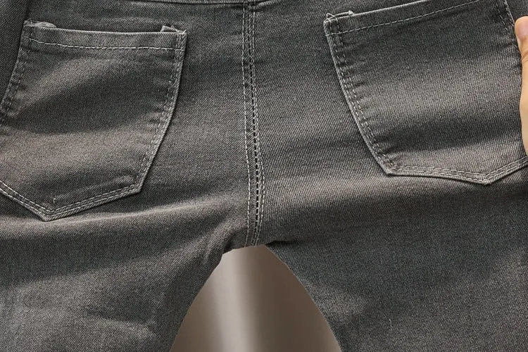 Baby & Toddler Boys Jeans Clothes baby Elastic Band Stretch Denim Jeans - BBJ0208