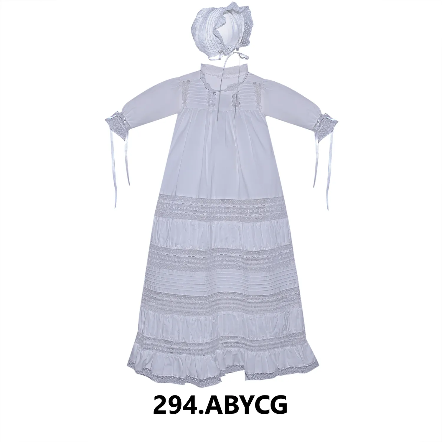 Baby Sen by Remember Nguyen White Aubrey Christening Gown