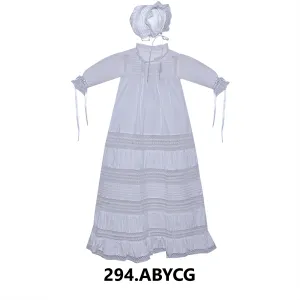 Baby Sen by Remember Nguyen White Aubrey Christening Gown