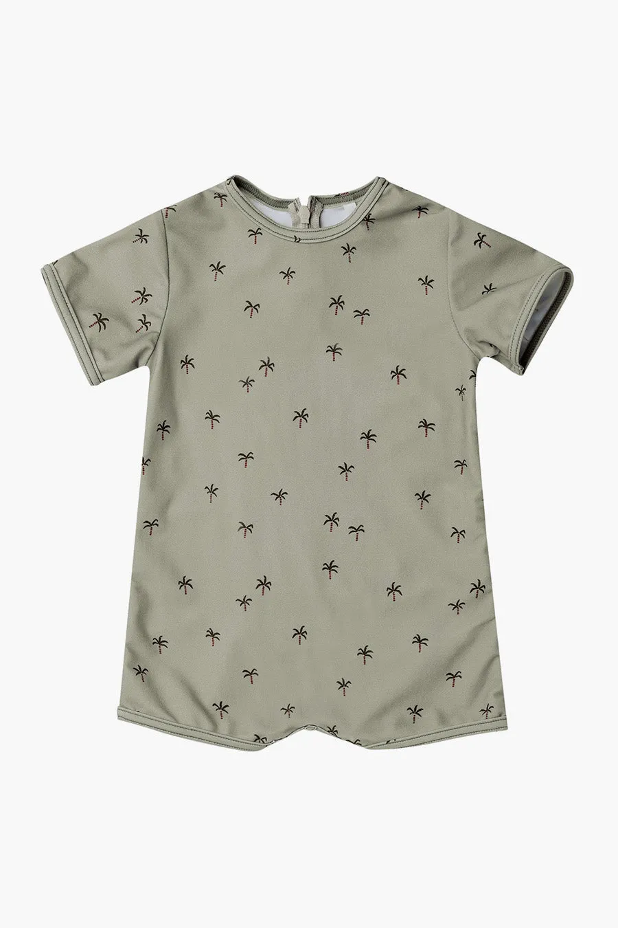Baby Swimsuit Rylee   Cru Shorty Palm Trees