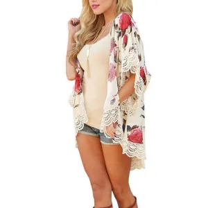 Beach Plus Size Cardigans Ladies