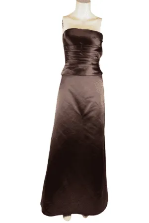 Bill Levkoff women's formal, brown, skirt set size 4