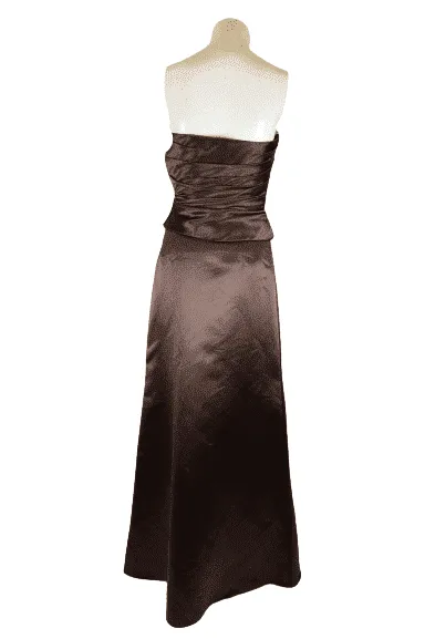 Bill Levkoff women's formal, brown, skirt set size 4