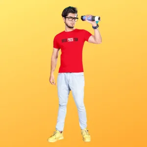 BLACKTREE (THHOR Series) ROUND NECK RED COTTON TEES