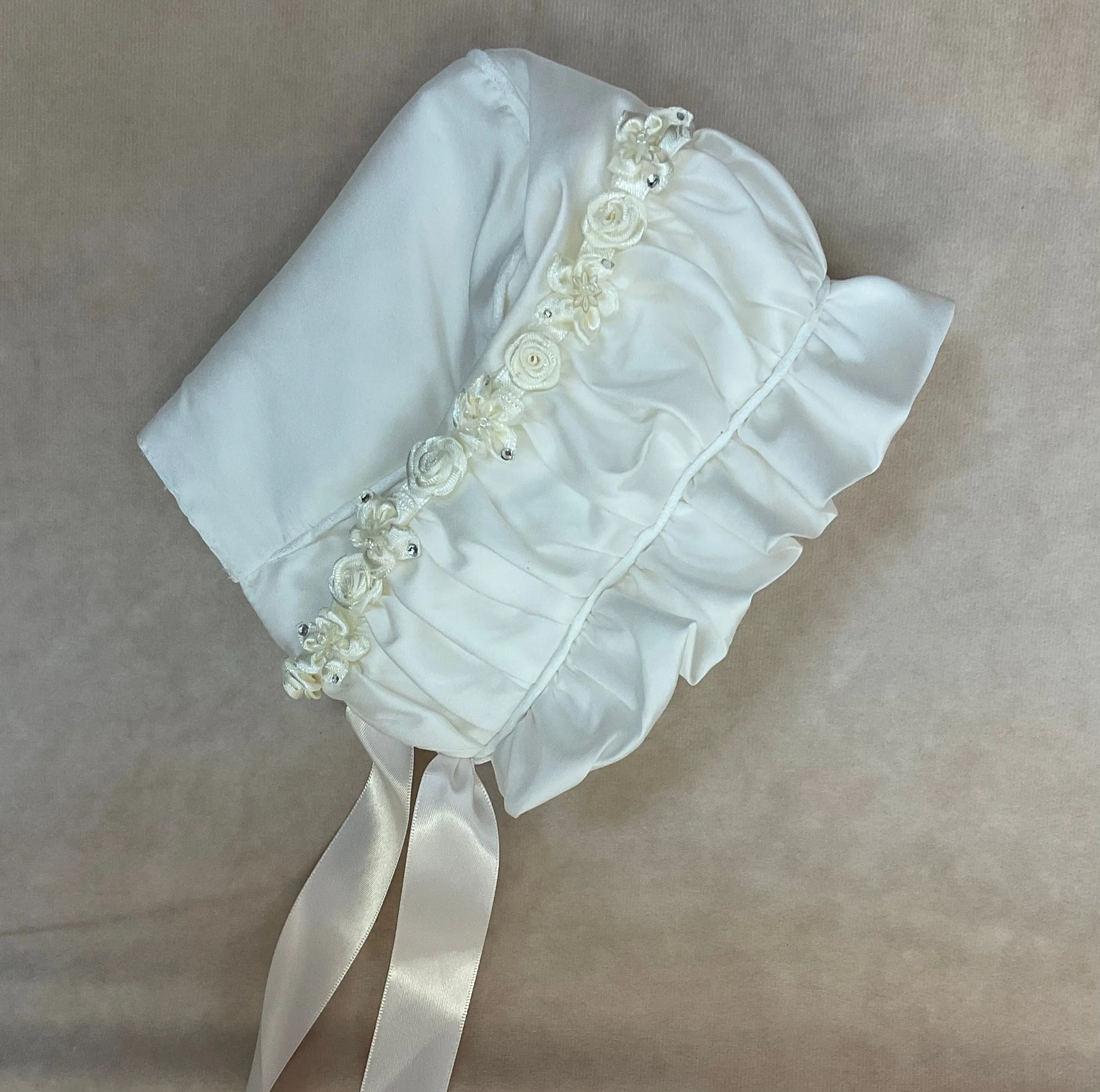 Colleen 2024 all 100% White Silk  Christening / Baptism Gown by Piccolo Bacio