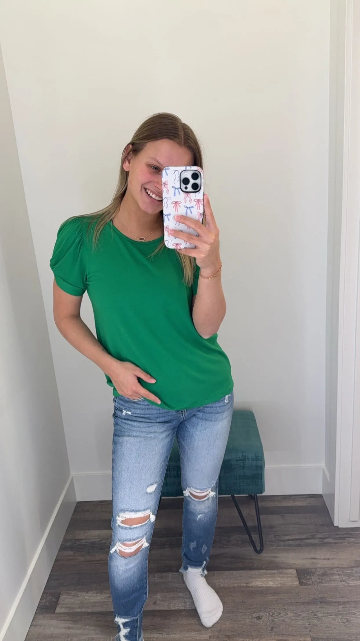 Crew Neck Jersey Tee