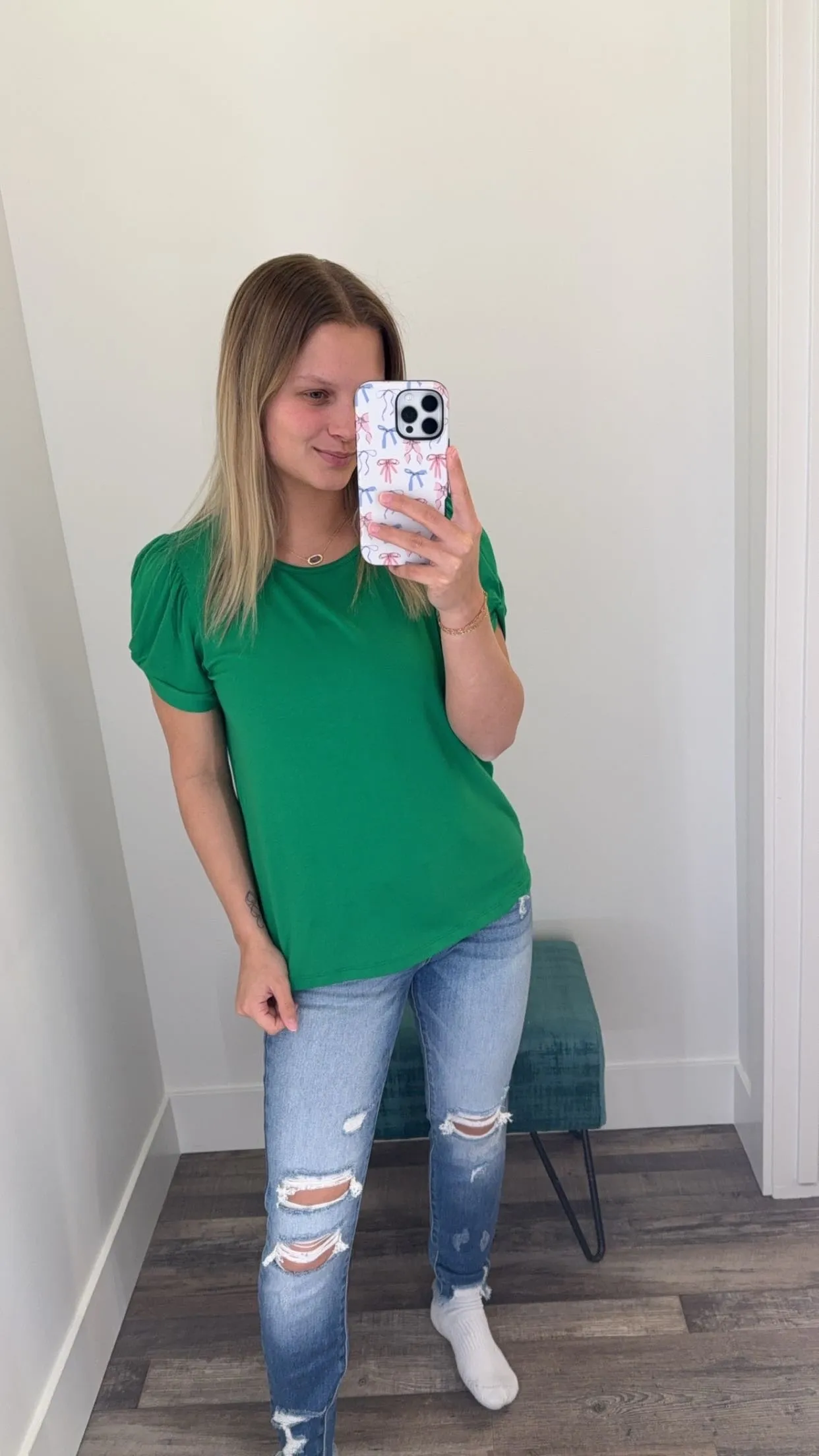 Crew Neck Jersey Tee