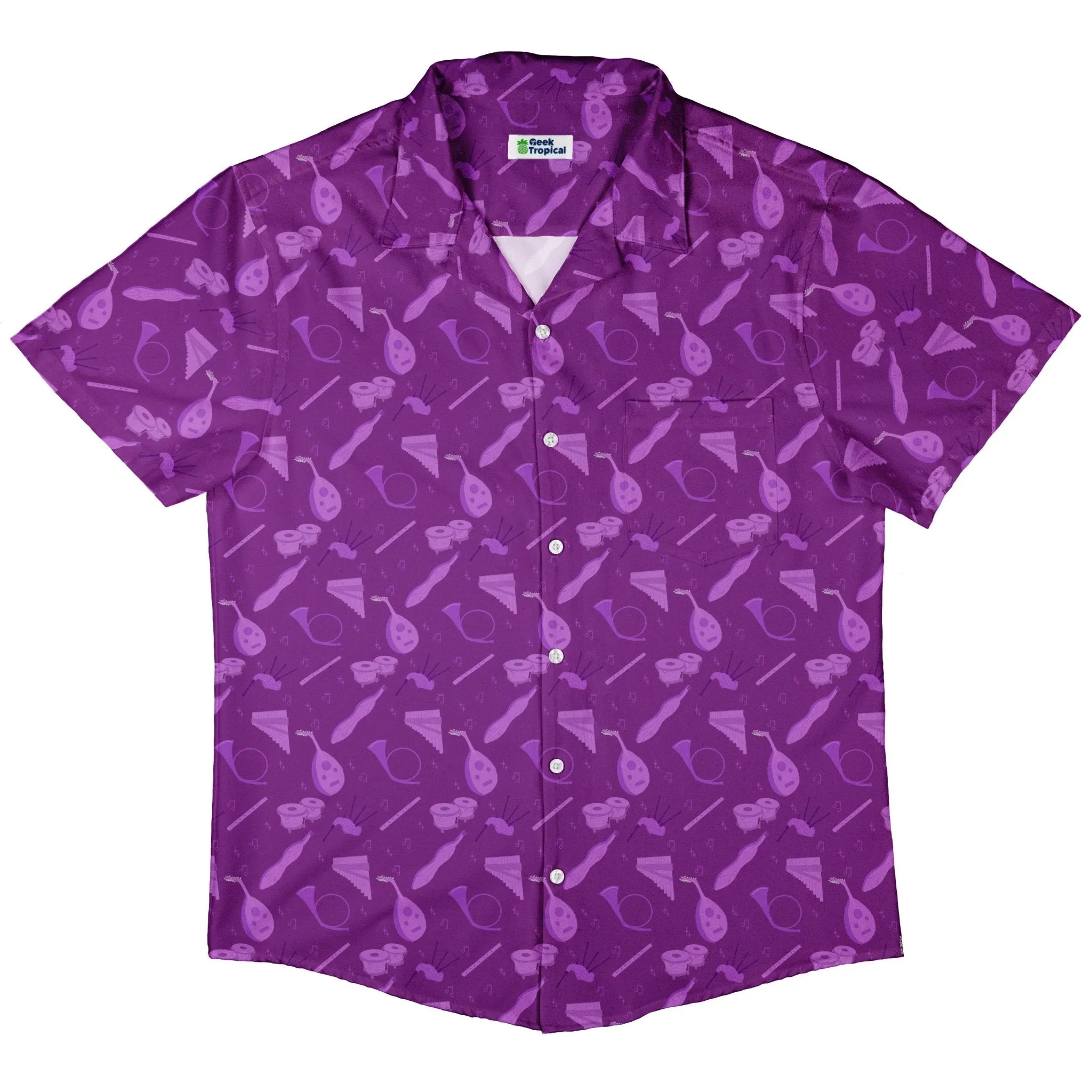 Dnd Bard Class Button Up Shirt