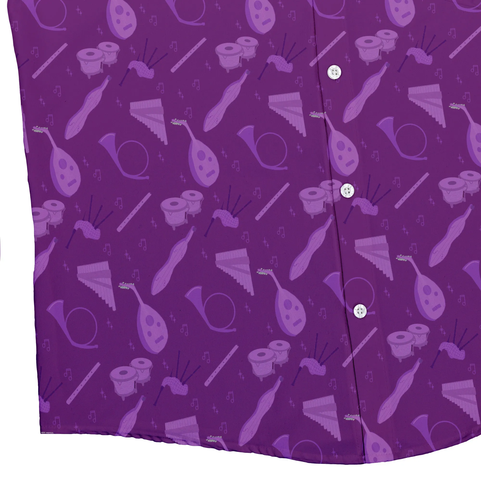 Dnd Bard Class Button Up Shirt