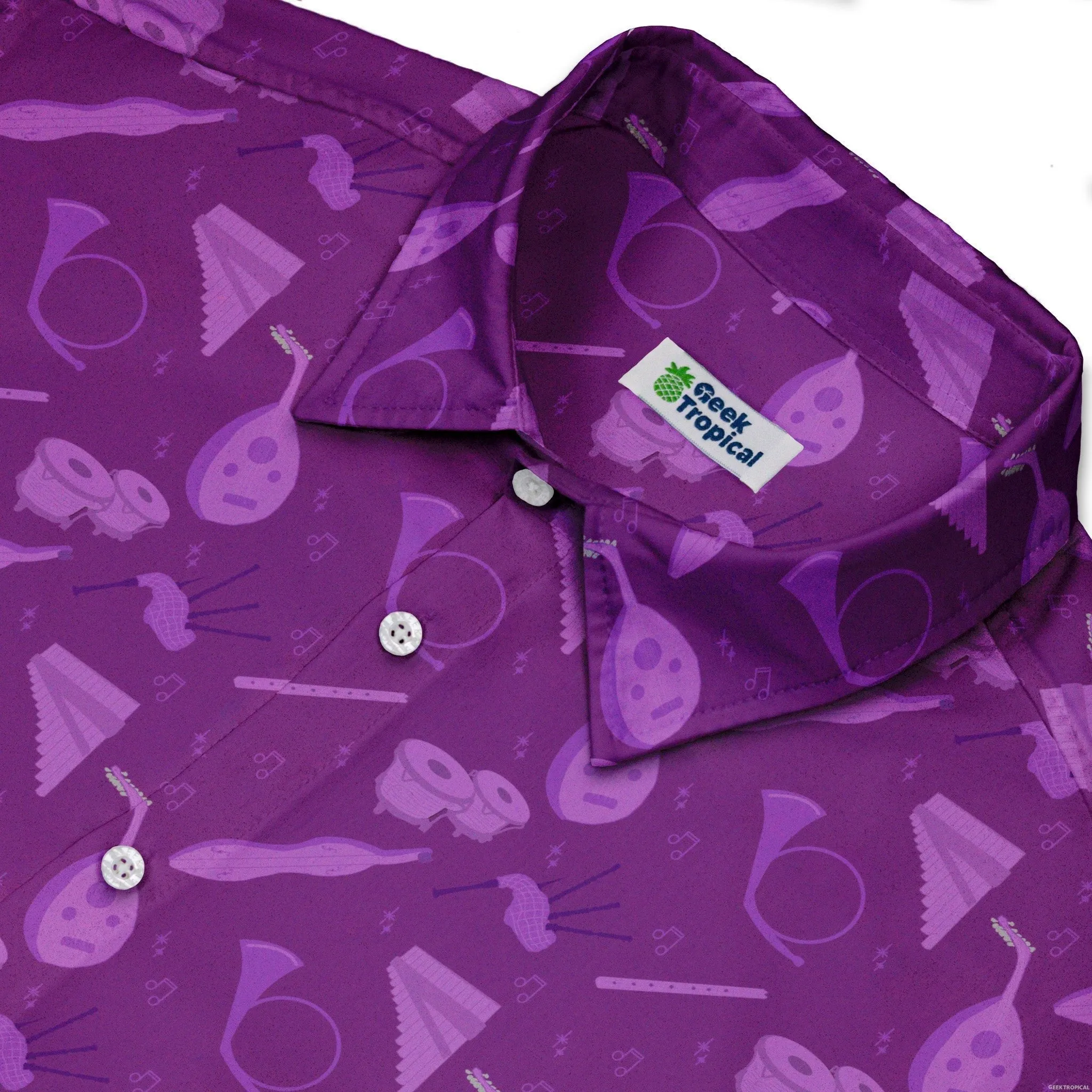 Dnd Bard Class Button Up Shirt