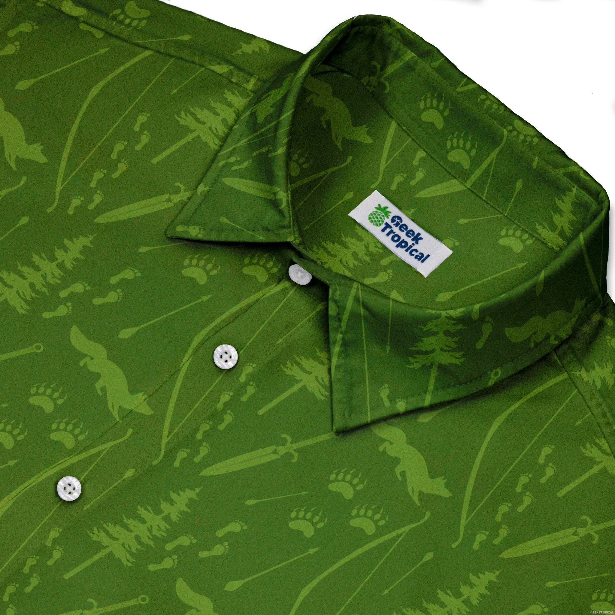 Dnd Ranger Class Button Up Shirt