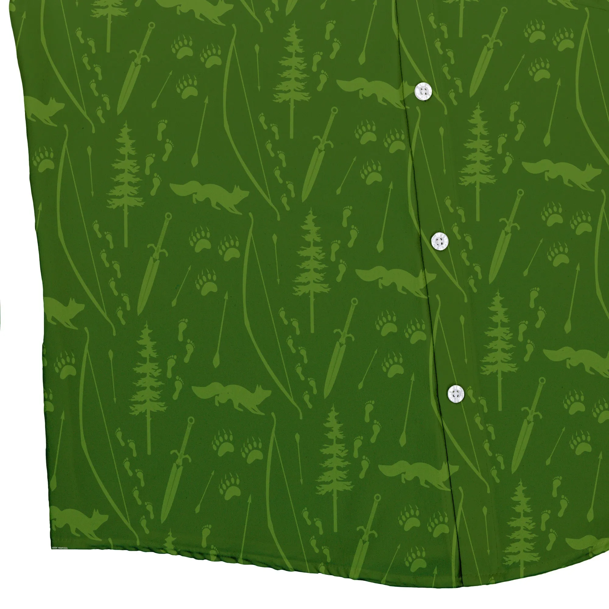 Dnd Ranger Class Button Up Shirt