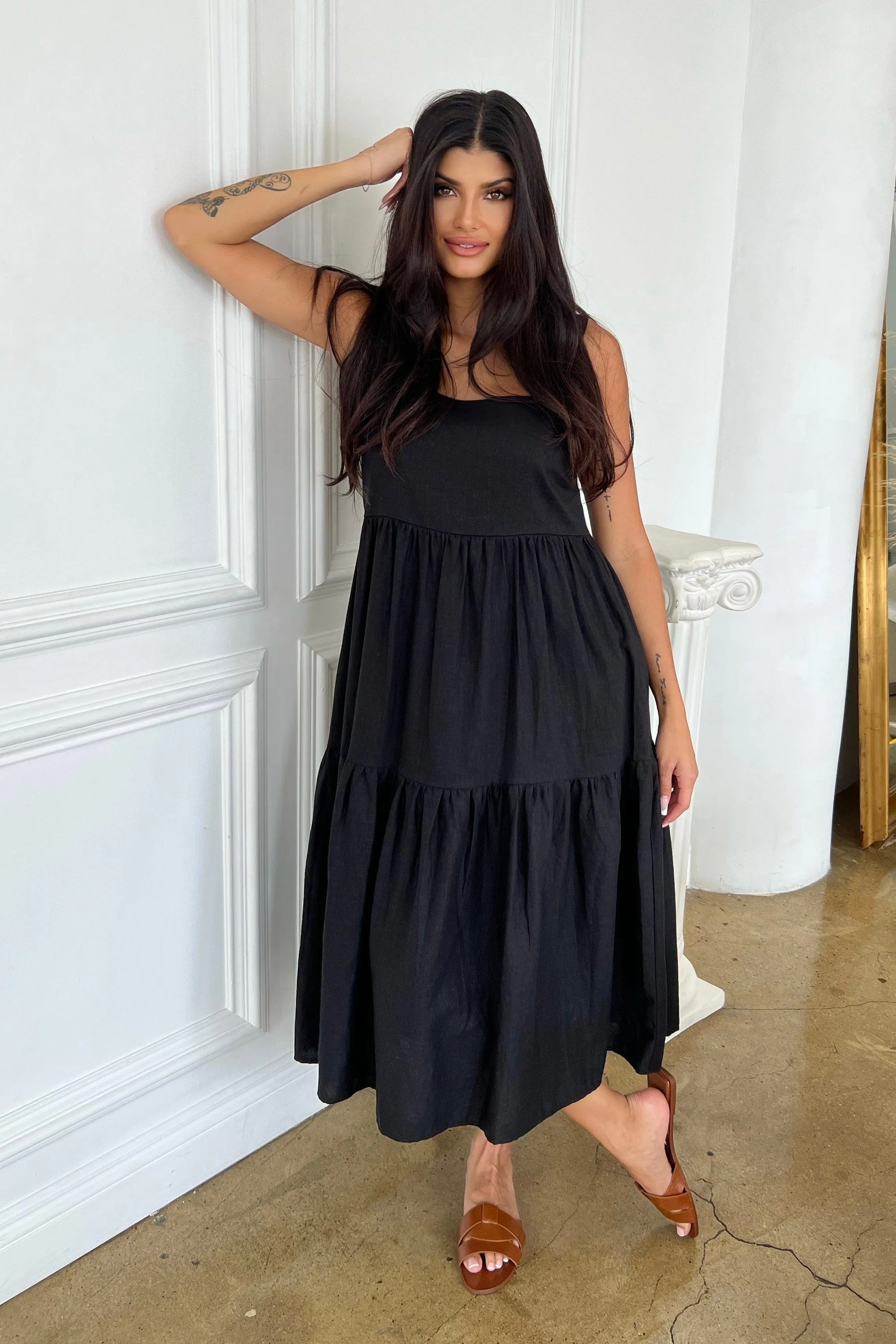 DOHENY LINEN DRESS