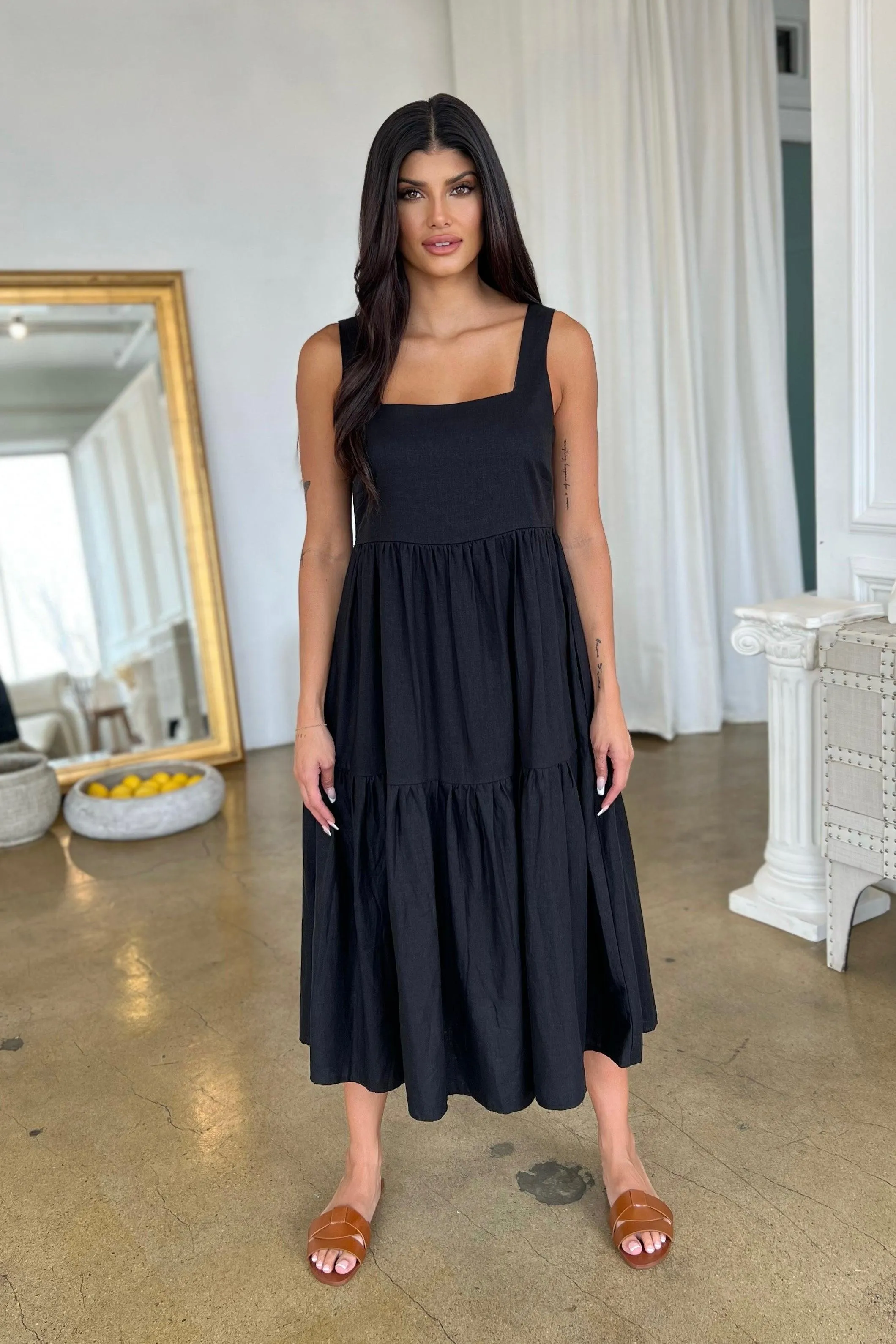 DOHENY LINEN DRESS