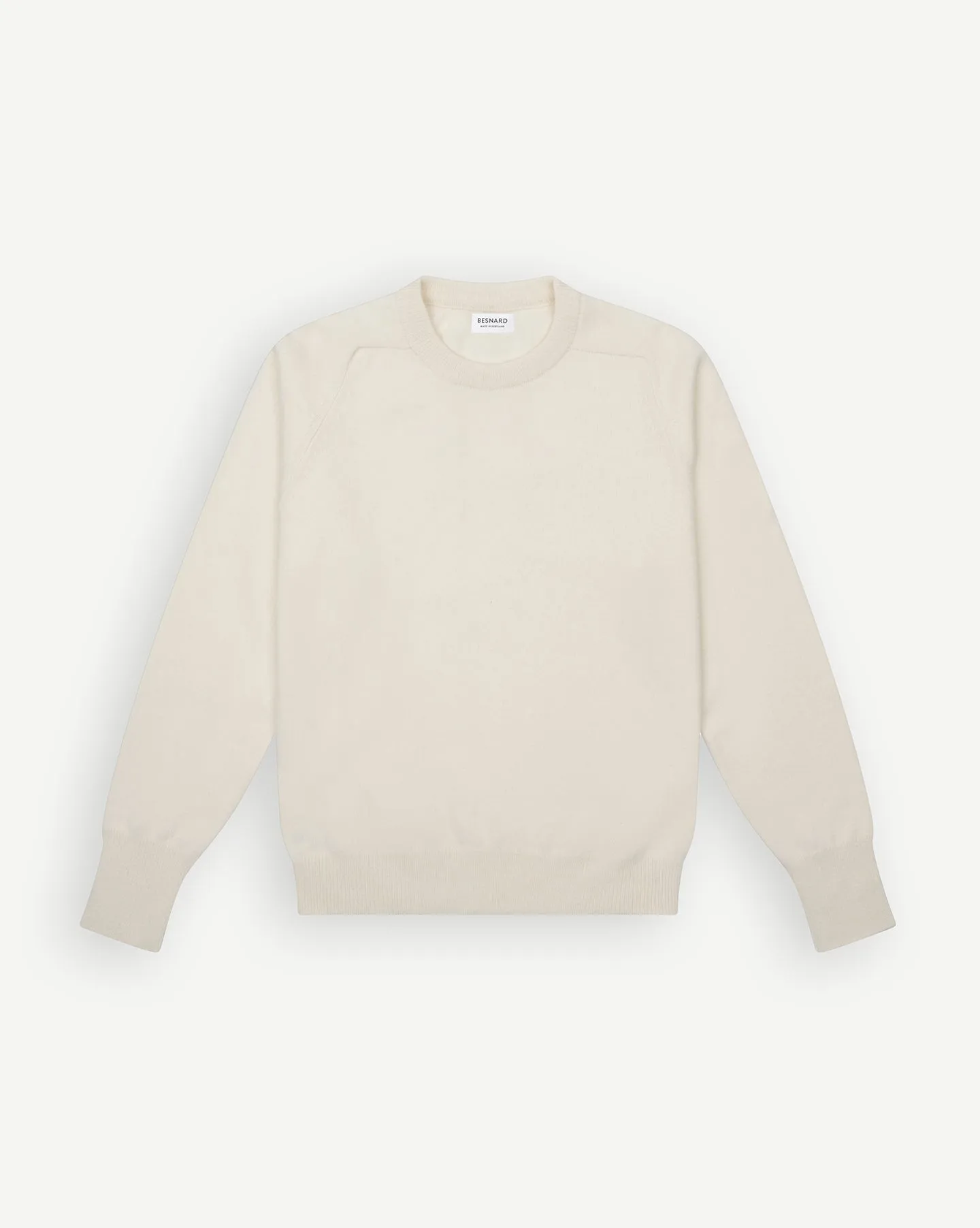 Ecru Lambswool Crew Neck