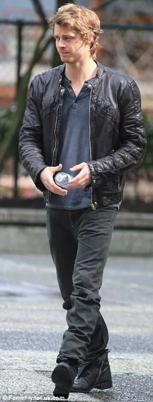 Elegant Black Leather Jacket Worn By John Young | John Young Elegant Black Leather Jacket
