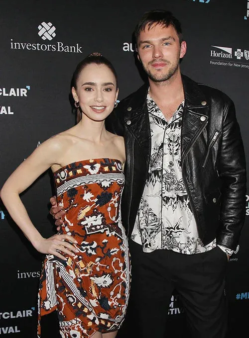 Elegant Black Real Leather Jacket Worn By Nicholas Hoult's | Nicholas Hoult's Elegant Black Real Leather Jacket