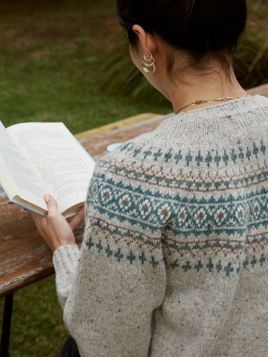 Fairisle Wool Cardigan - Mull
