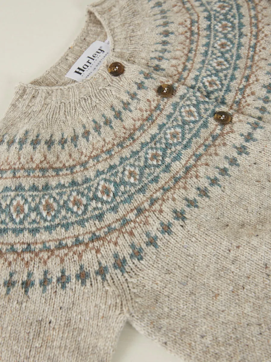 Fairisle Wool Cardigan - Mull