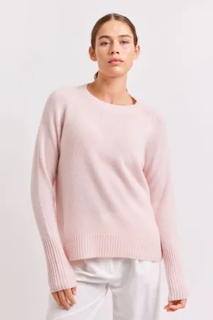 Fifi Crew Cashmere Sweater in Ballet