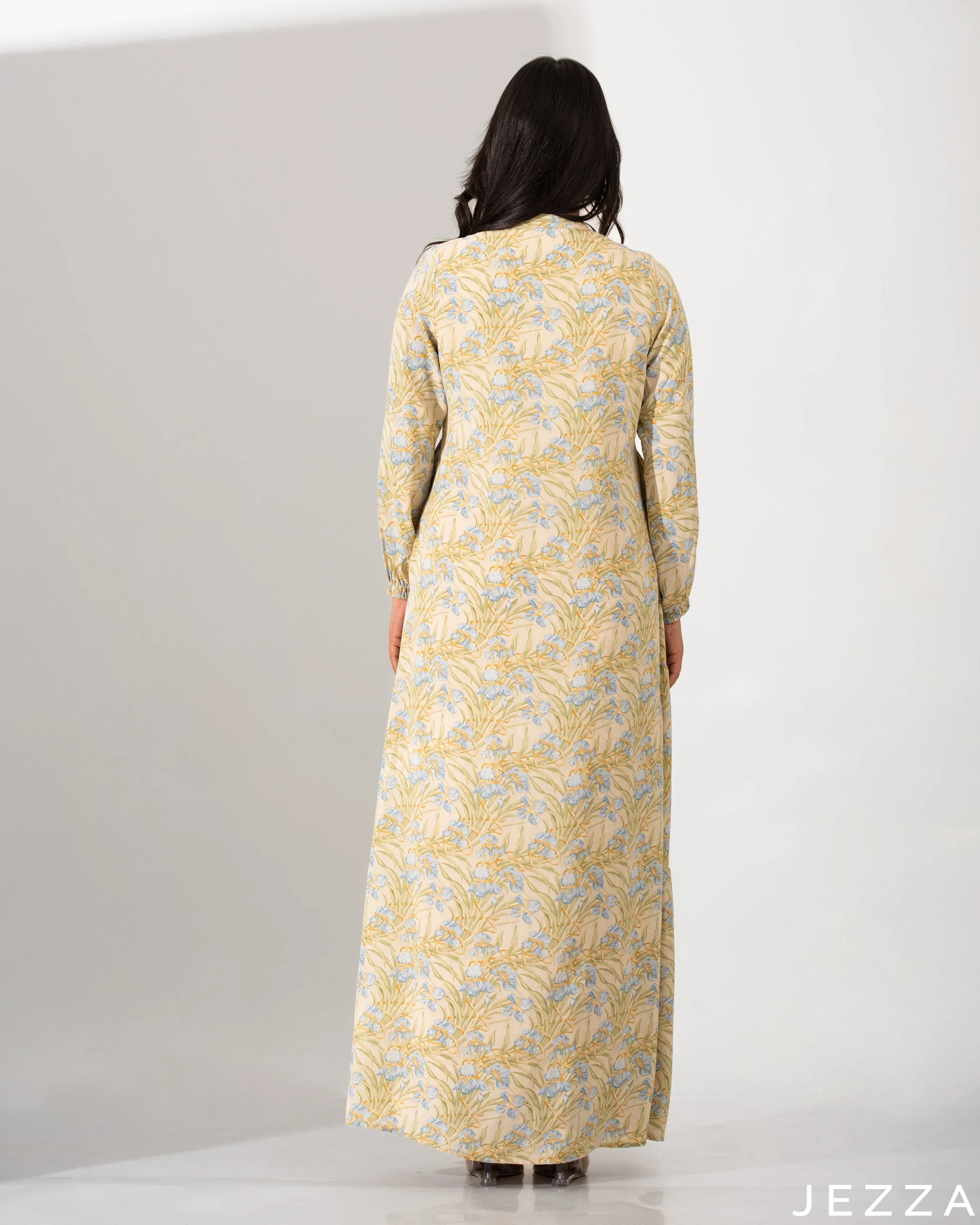 Floral Polyester Maxi Dress 61291