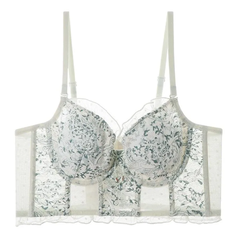 French Embroidery Lace Bra  Timeless Elegance and Ultimate Comfort