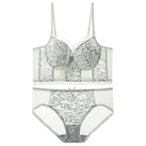 French Embroidery Lace Bra  Timeless Elegance and Ultimate Comfort