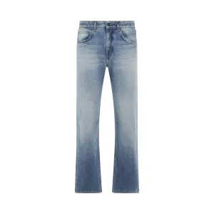 Fresa Denim Jeans in Light Blue/Tabac