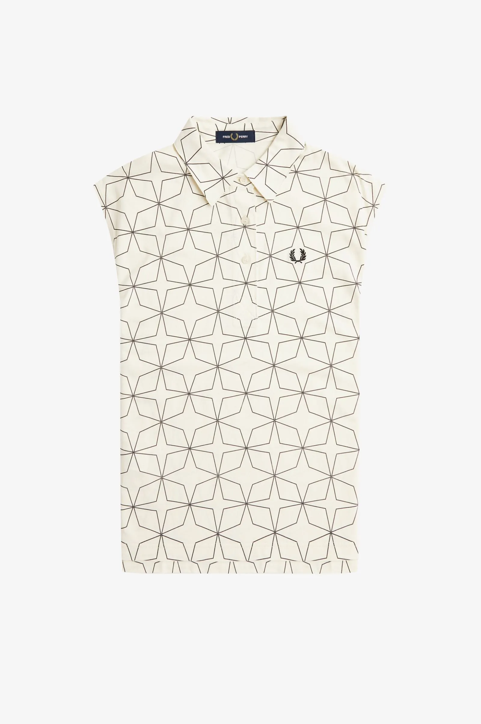 GEOMETRIC PRINT JSY POLO SHIRT
