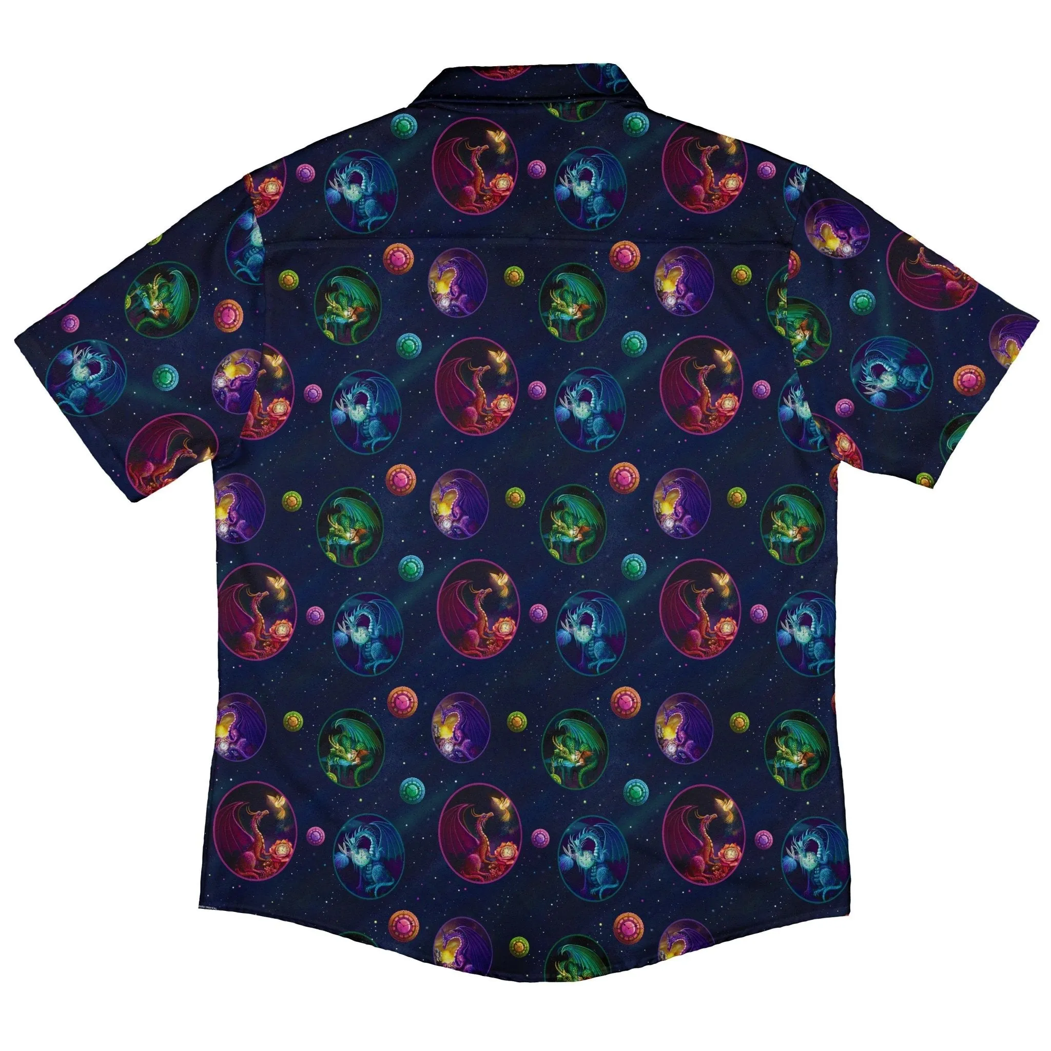 Glimpses in Dragon Time Button Up Shirt