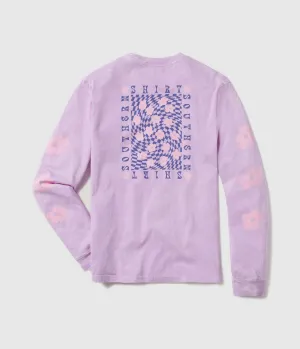 Groovy Baby Washed Tee LS - Sweet Lavender
