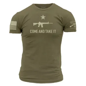 Grunt Style Come and Take It 2A Tshirt (Military Green)