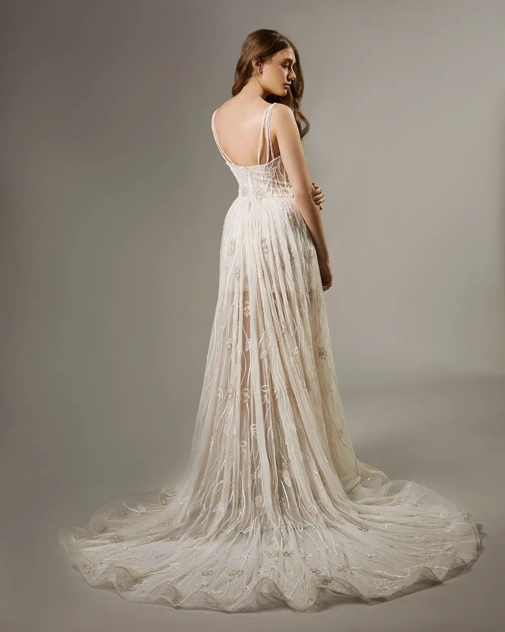 Hand Embellished Couture Dress JADE