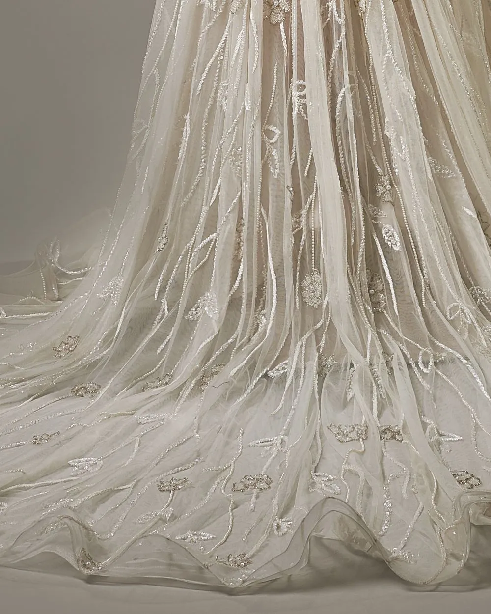 Hand Embellished Couture Dress JADE