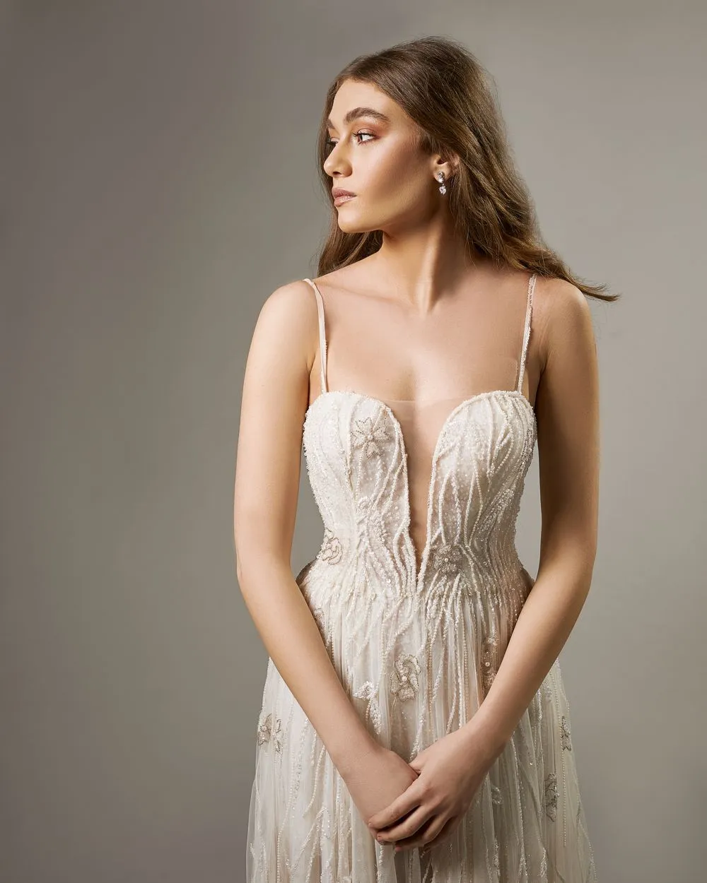Hand Embellished Couture Dress JADE