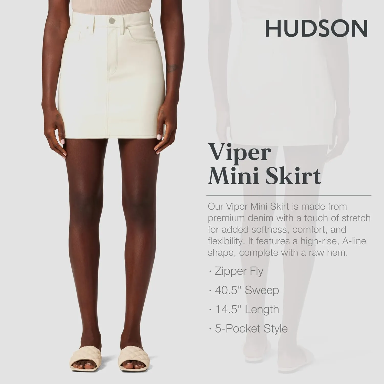 HUDSON Women's Viper Mini Skirt