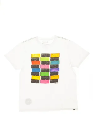 Hurley - White Short Sleeve Graphic T Shirt - L