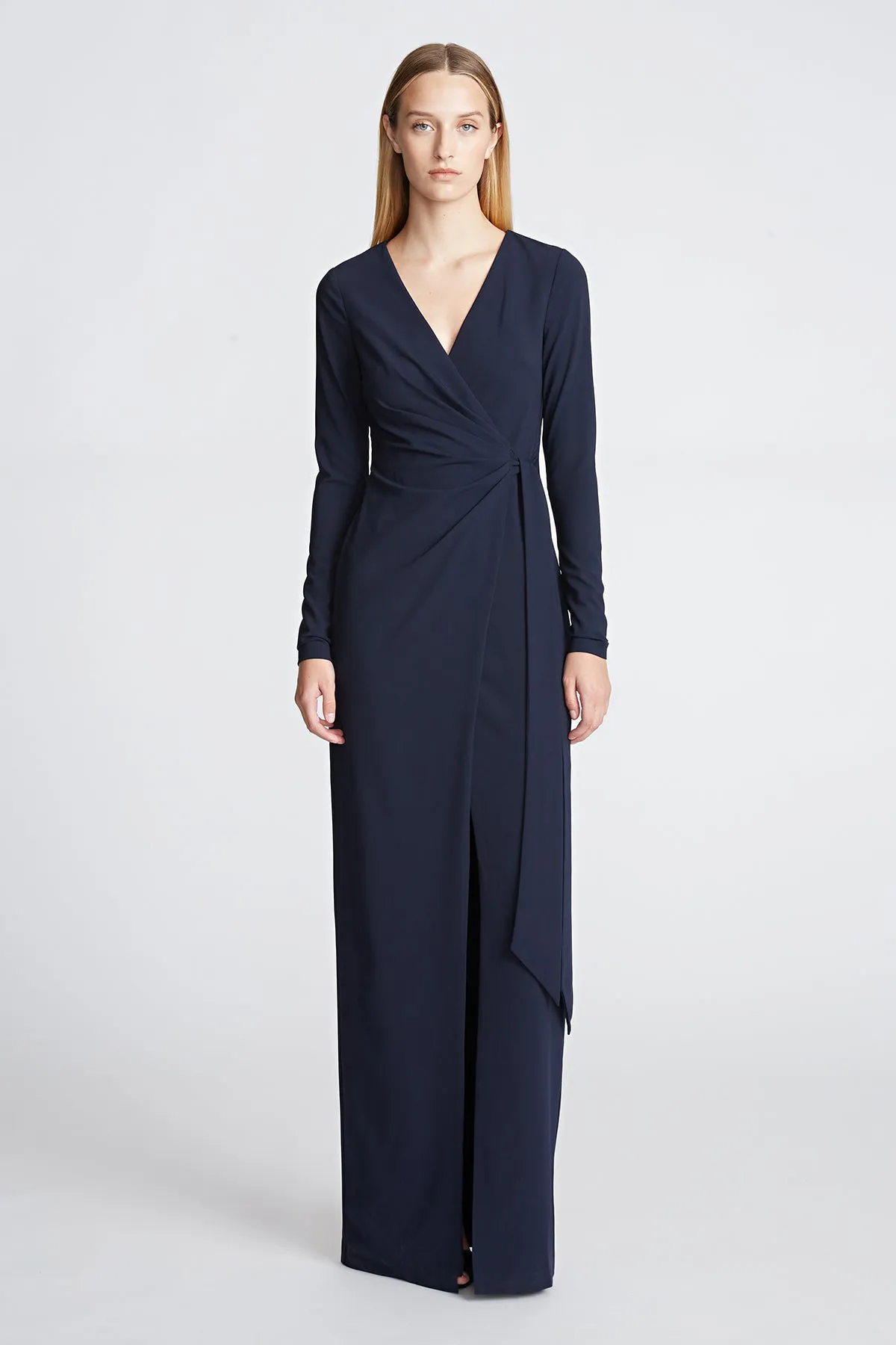 Jasmine Gown In Fluid Crepe