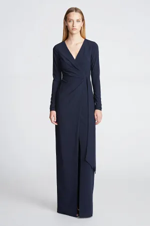 Jasmine Gown In Fluid Crepe